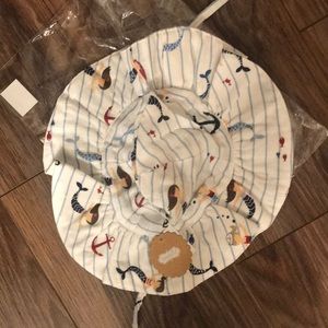 Muslin Sail Away Sun Hat for Toddlers NWT